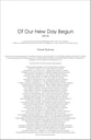 Of Our New Day Begun - Concert Band band score cover